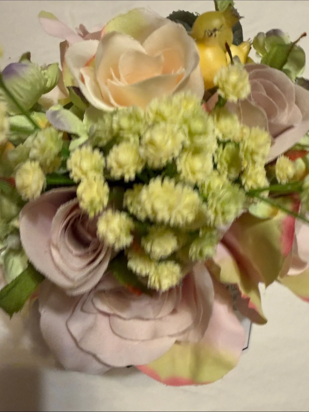 Hobby Lobby Pink and Cream Rose & Hydrangea Floral Arrangement